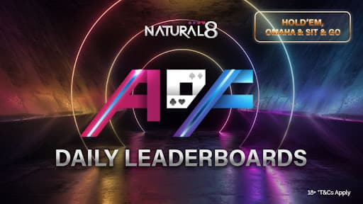 Natural8 All-In or Fold Daily Leaderboard