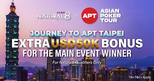 $50,000 Bonus to APT Taipei ME Winner