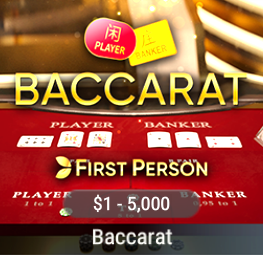 casino games first person baccarat icon